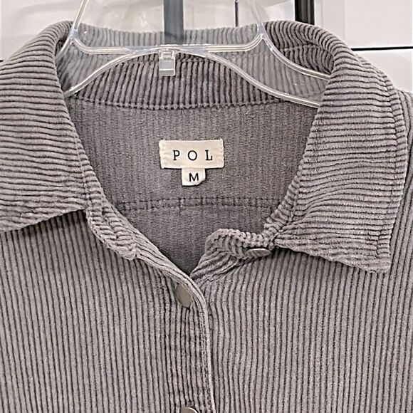 POL Corduroy Trucker Shacket - M - EUC - Picture 2 of 5